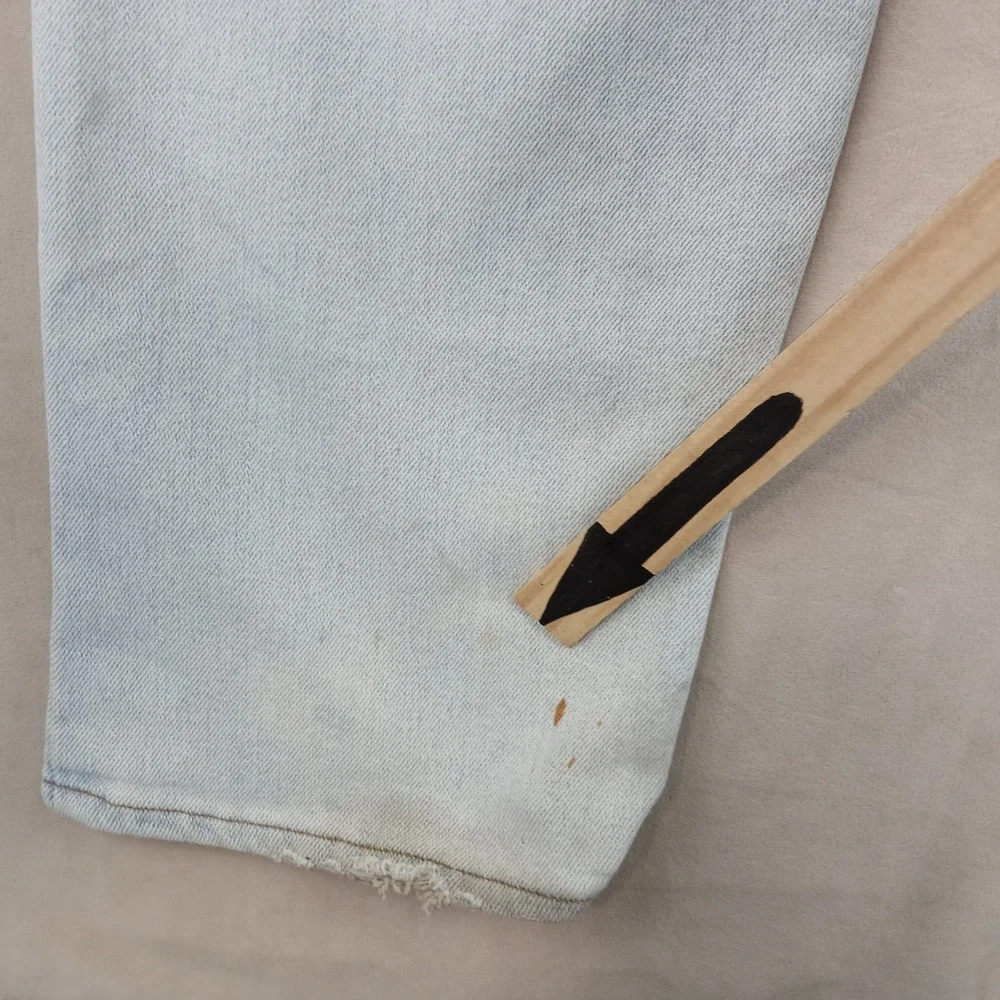 Vintage Levis 540‎ Flex 42x28 Mens Jeans Brown Tag 1998 FLAWS